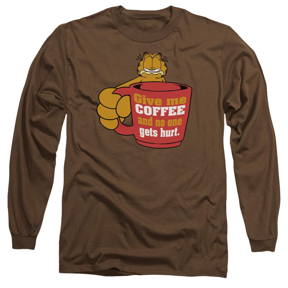 Garfield Give Me Coffee - Men's Long Sleeve T-Shirt – Sons of Gotham