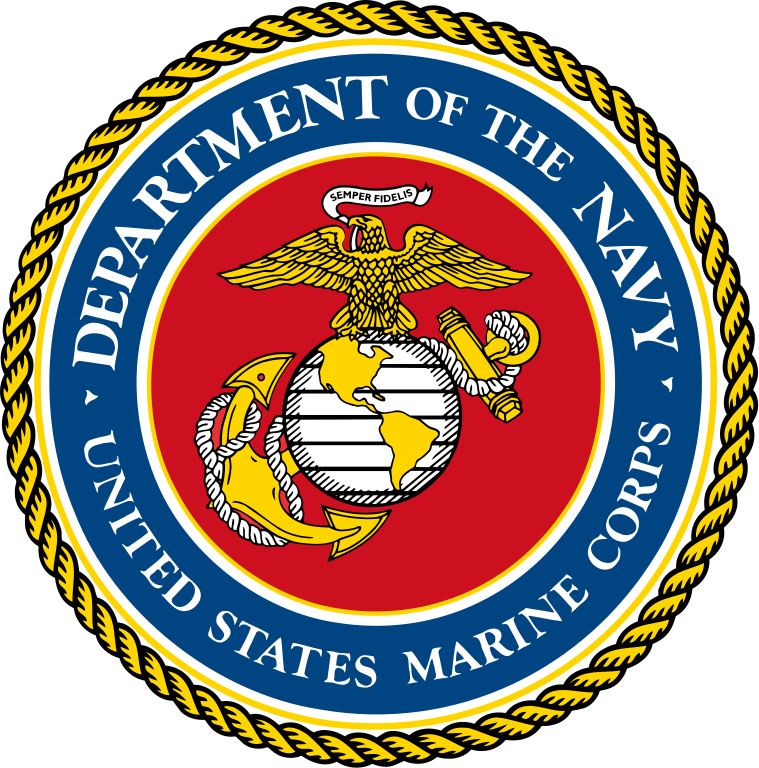 U.S. Marine Corps. logo.