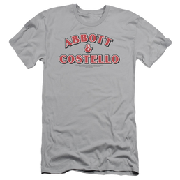 Abbott and Costello Logo - Men's Slim Fit T-Shirt Men's Slim Fit T-Shirt Abbott and Costello   