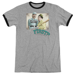 Abbott and Costello Whos On First - Men's Ringer T-Shirt Men's Ringer T-Shirt Abbott and Costello   