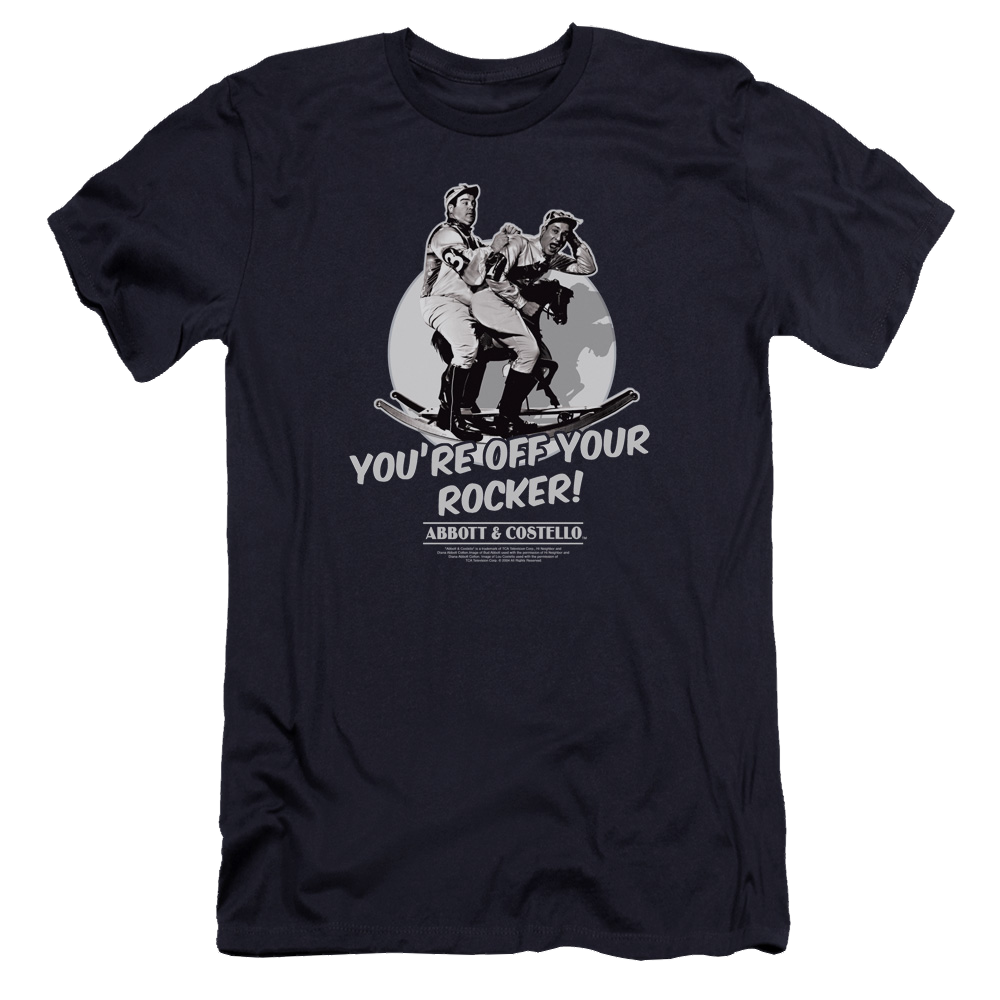 Abbott and Costello Off Your Rocker - Men's Premium Slim Fit T-Shirt Men's Premium Slim Fit T-Shirt Abbott and Costello   