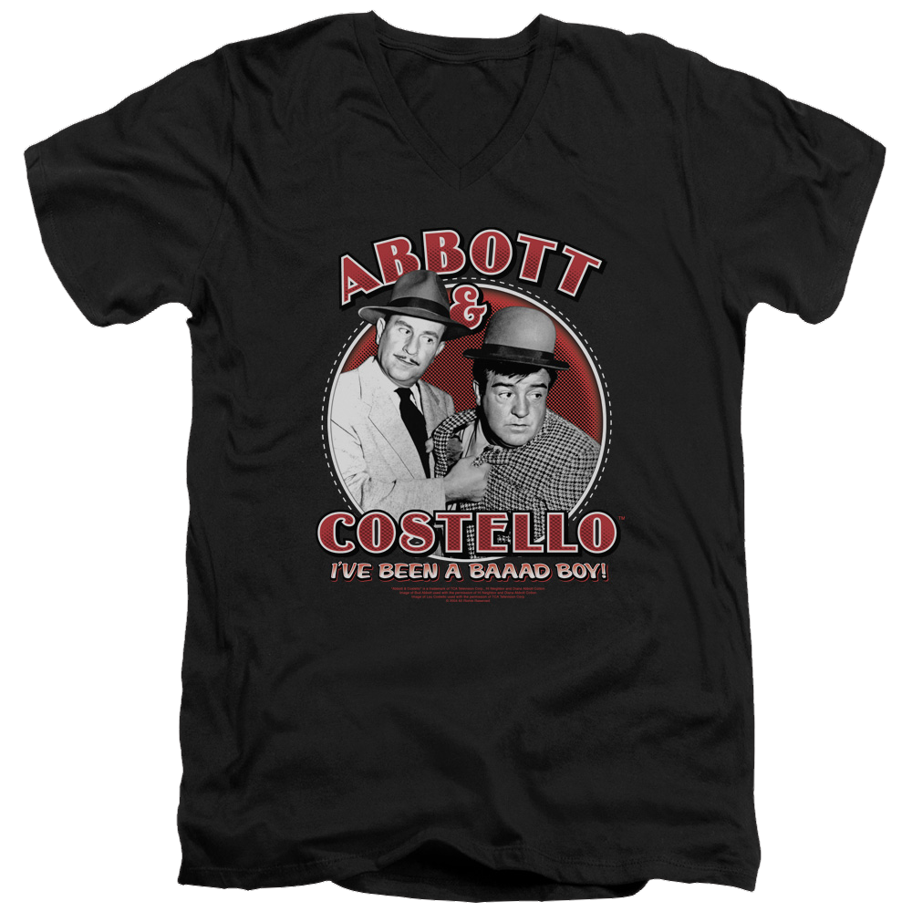 Abbott and Costello Bad Boy - Men's V-Neck T-Shirt Men's V-Neck T-Shirt Abbott and Costello   