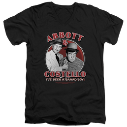 Abbott and Costello Bad Boy - Men's V-Neck T-Shirt Men's V-Neck T-Shirt Abbott and Costello   