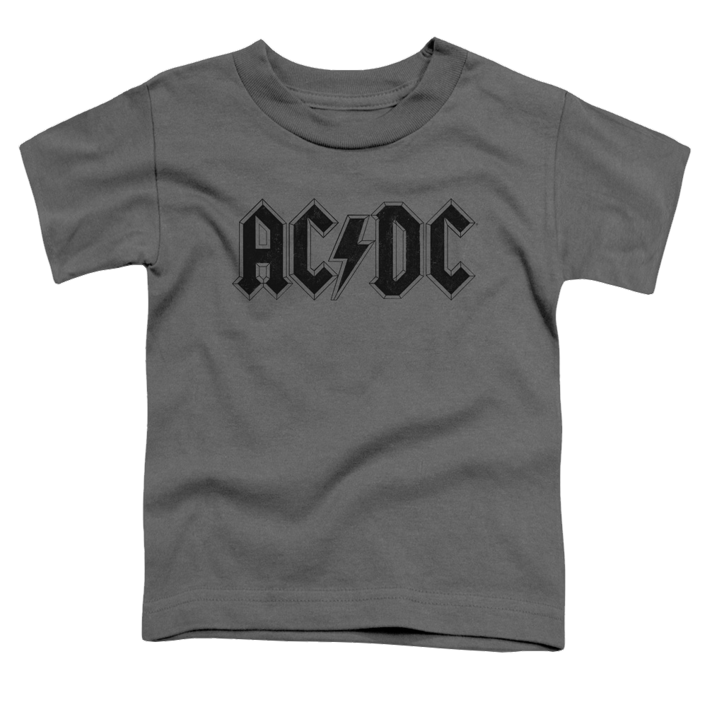 AC/DC Worn Logo - Kid's T-Shirt (Ages 4-7) Kid's T-Shirt (Ages 4-7) ACDC   