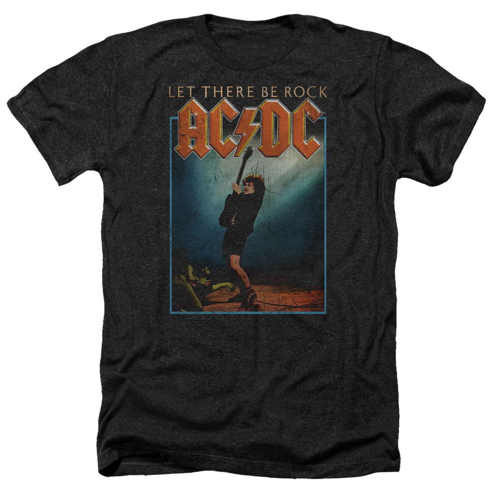 AC/DC Let There Be Rock - Men's Heather T-Shirt Men's Heather T-Shirt ACDC   