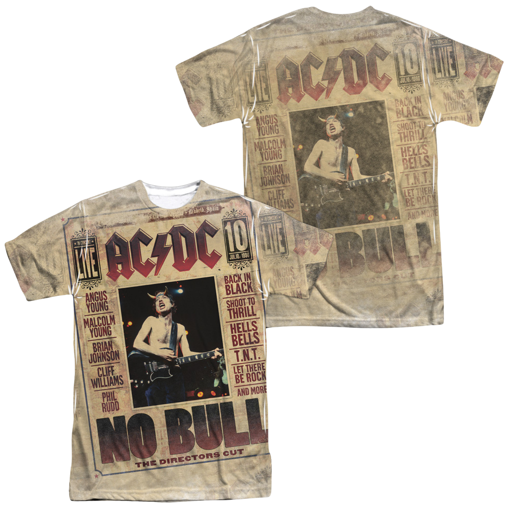 AC/DC No Bull Men's All Over Print T-Shirt Men's All-Over Print T-Shirt ACDC   