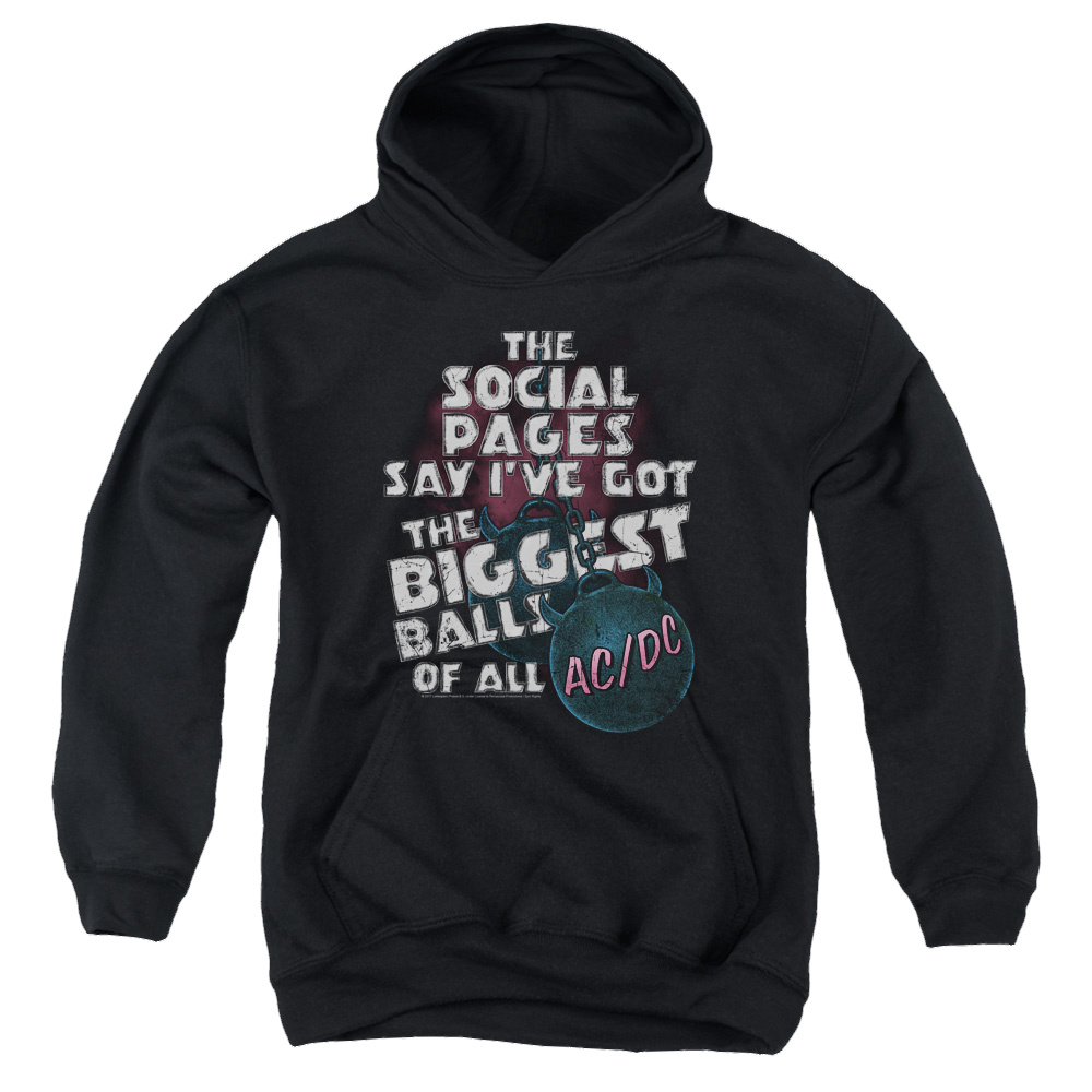 AC/DC Big Balls - Youth Hoodie (Ages 8-12) Youth Hoodie (Ages 8-12) ACDC   