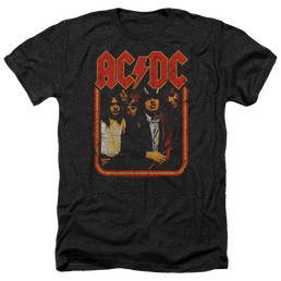 AC/DC Group Distressed - Men's Heather T-Shirt Men's Heather T-Shirt ACDC   