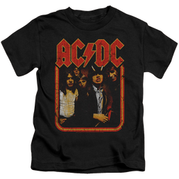 AC/DC Group Distressed - Kid's T-Shirt (Ages 4-7) Kid's T-Shirt (Ages 4-7) ACDC   