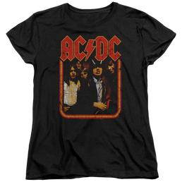 AC/DC Group Distressed - Women's T-Shirt Women's T-Shirt ACDC   
