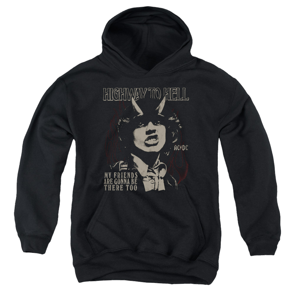 AC/DC My Friends - Youth Hoodie (Ages 8-12) Youth Hoodie (Ages 8-12) ACDC   