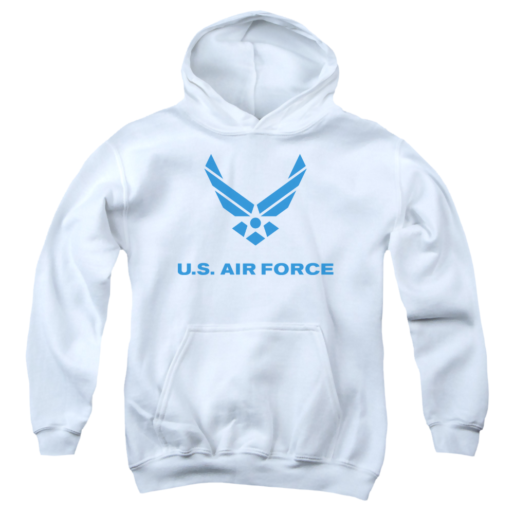 Air Force Distressed Logo - Youth Hoodie (Ages 8-12) Youth Hoodie (Ages 8-12) U.S. Air Force   