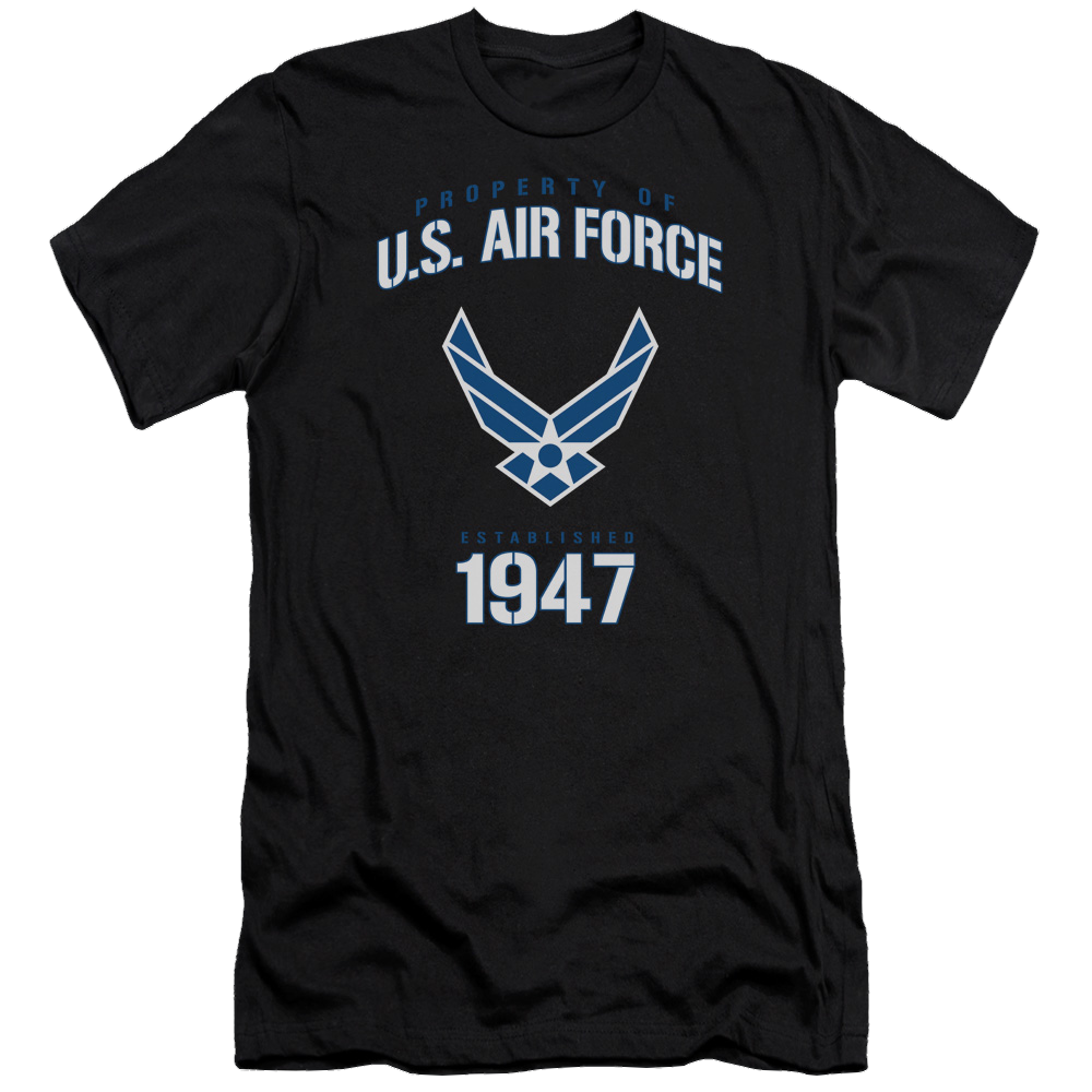 Air Force Property Of - Men's Premium Slim Fit T-Shirt Men's Premium Slim Fit T-Shirt U.S. Air Force   