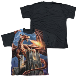 Anne Stokes Dragons Fury - Youth Black Back T-Shirt (Ages 8-12) Youth Black Back T-Shirt (Ages 8-12) Anne Stokes   