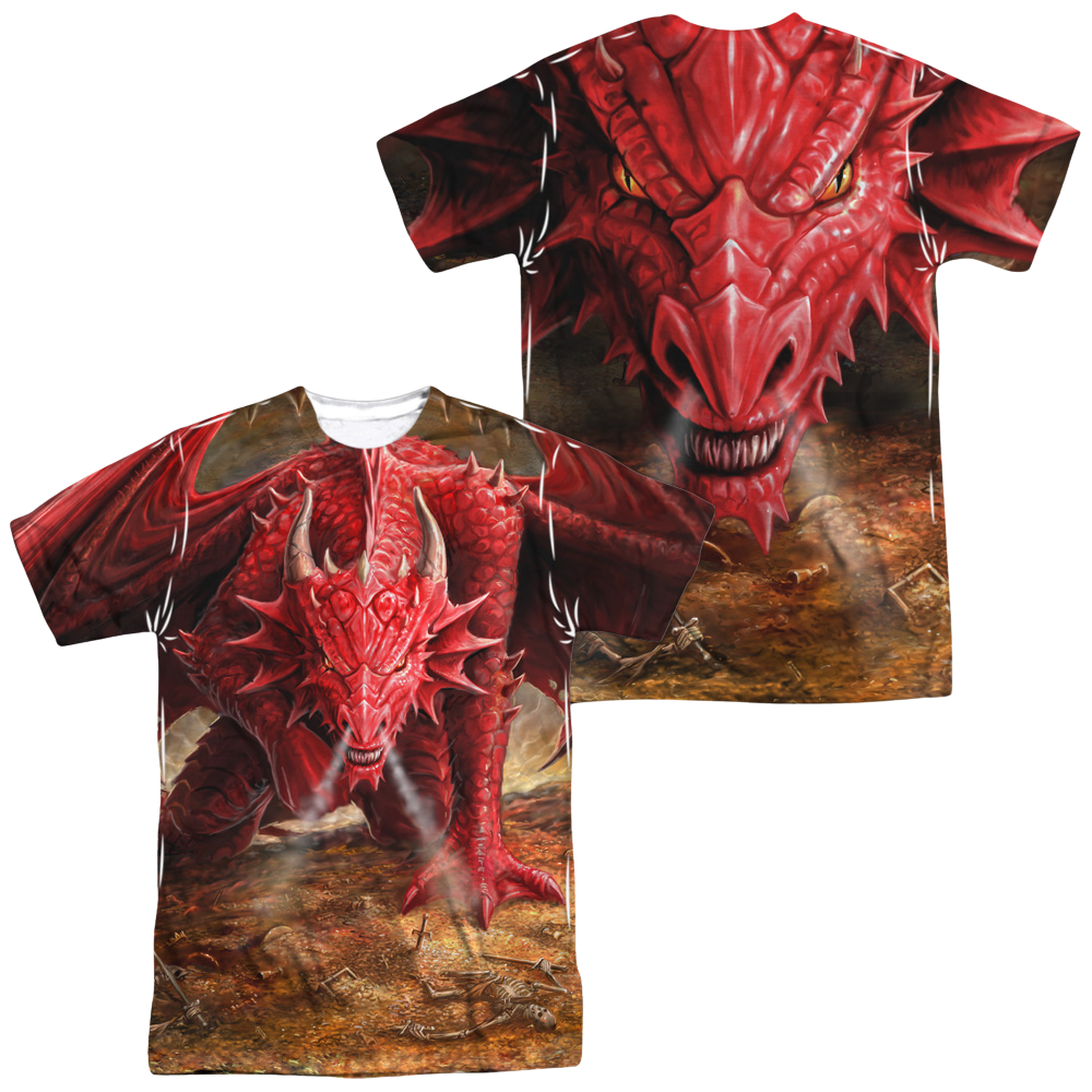 Anne Stokes Dragons Lair Men's All Over Print T-Shirt Men's All-Over Print T-Shirt Anne Stokes   