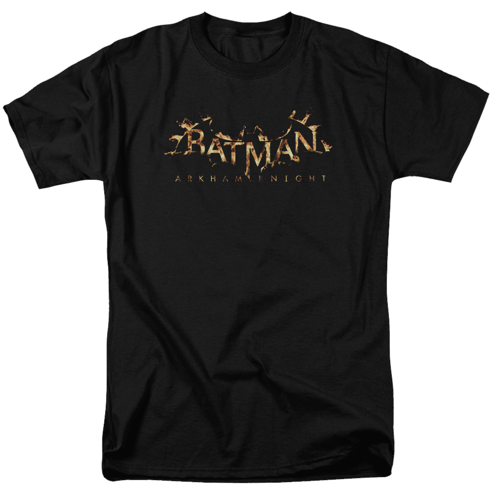 Batman - Arkham Ak Flame Logo - Men's Regular Fit T-Shirt Men's Regular Fit T-Shirt Batman   