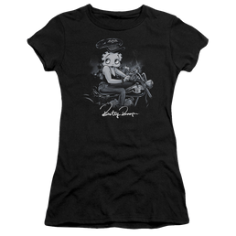 Betty Boop Storm Rider - Juniors T-Shirt Juniors T-Shirt Betty Boop   