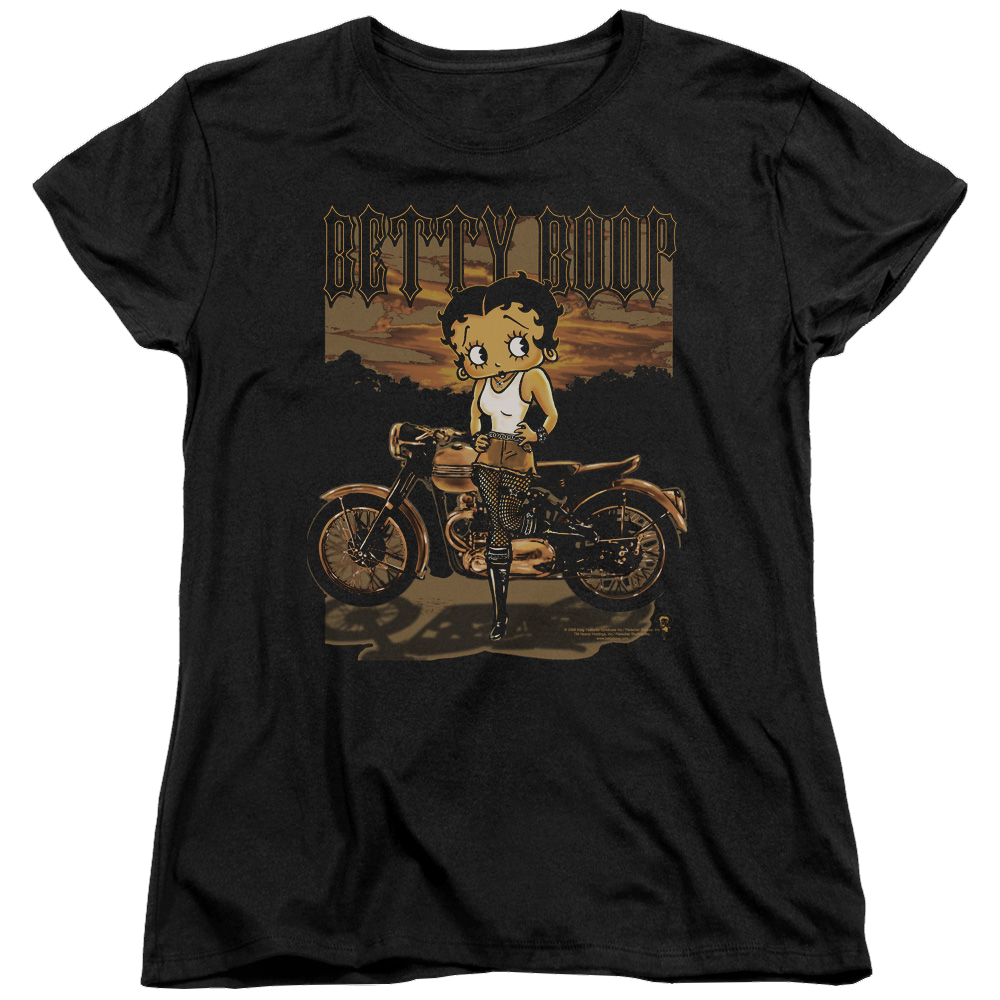 Betty Boop Rebel Rider - Women's T-Shirt Women's T-Shirt Betty Boop   