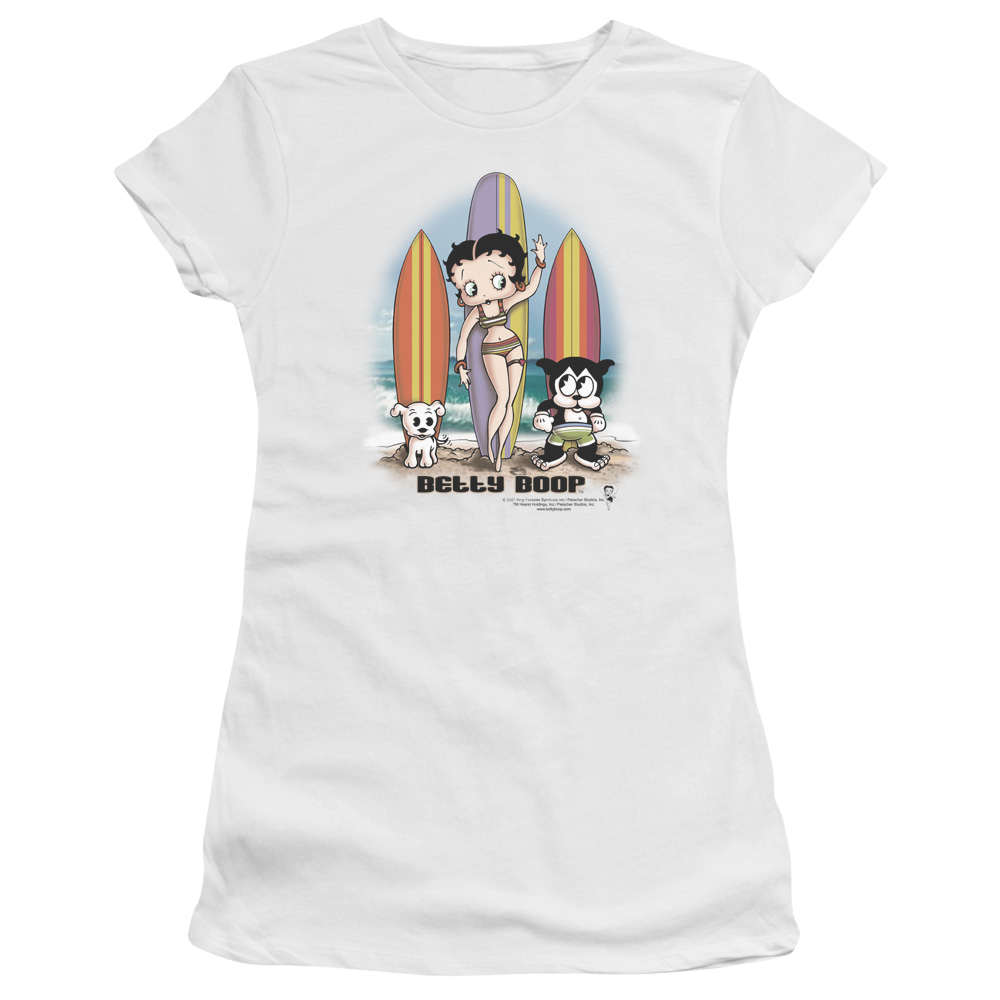 Betty Boop Surfers - Juniors T-Shirt Juniors T-Shirt Betty Boop   