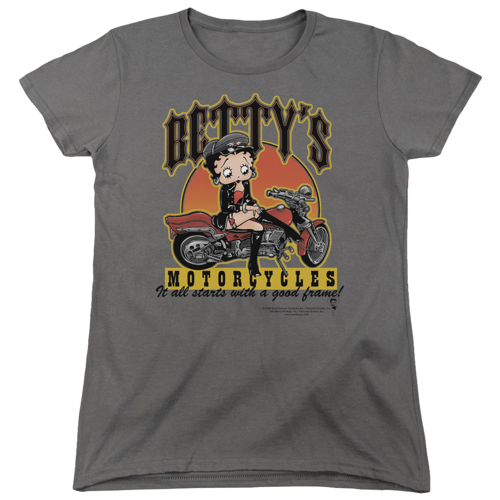 Betty Boop Bettys Motorcycles - Women's T-Shirt Women's T-Shirt Betty Boop   
