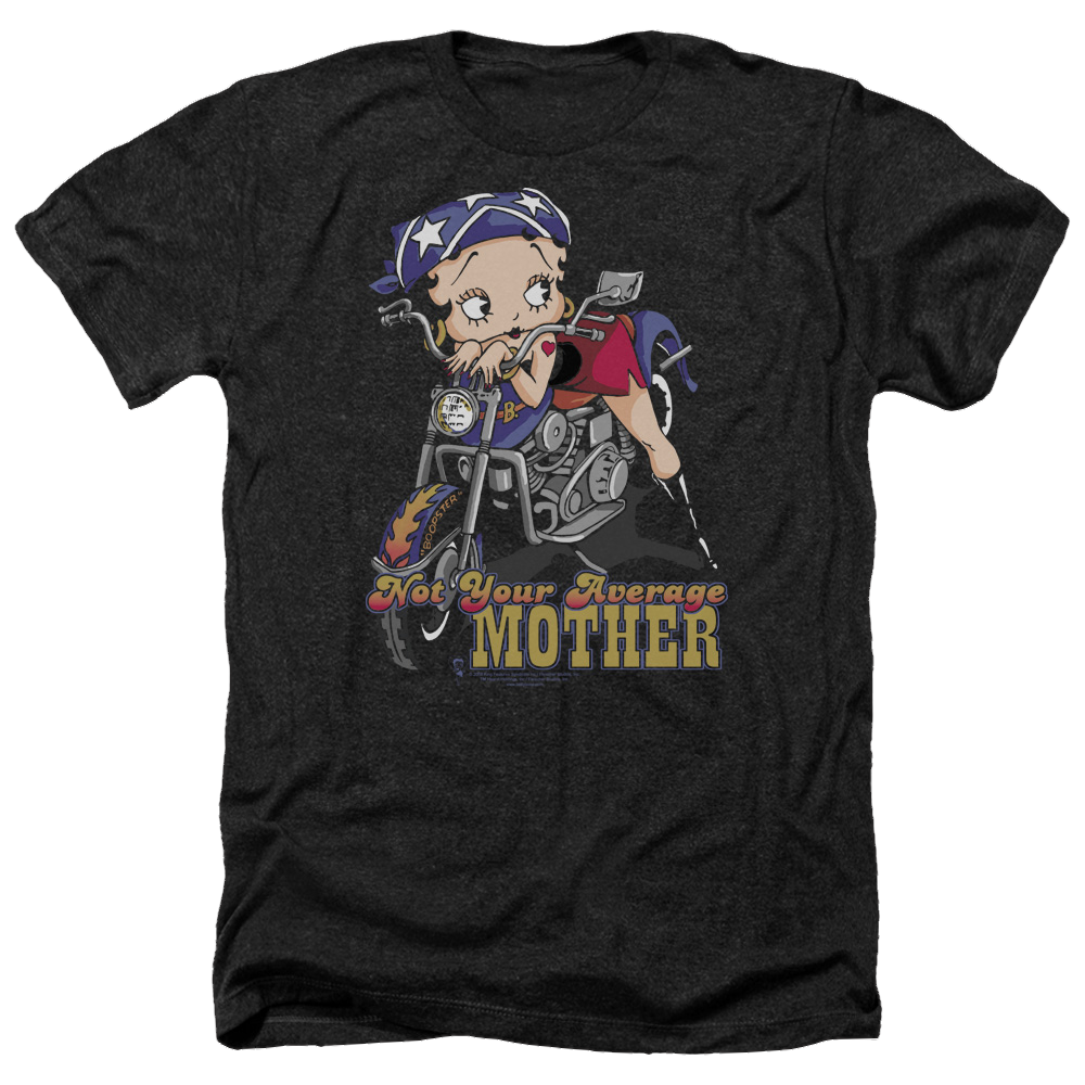 Betty Boop Not Your Average Mother - Men's Heather T-Shirt Men's Heather T-Shirt Betty Boop   