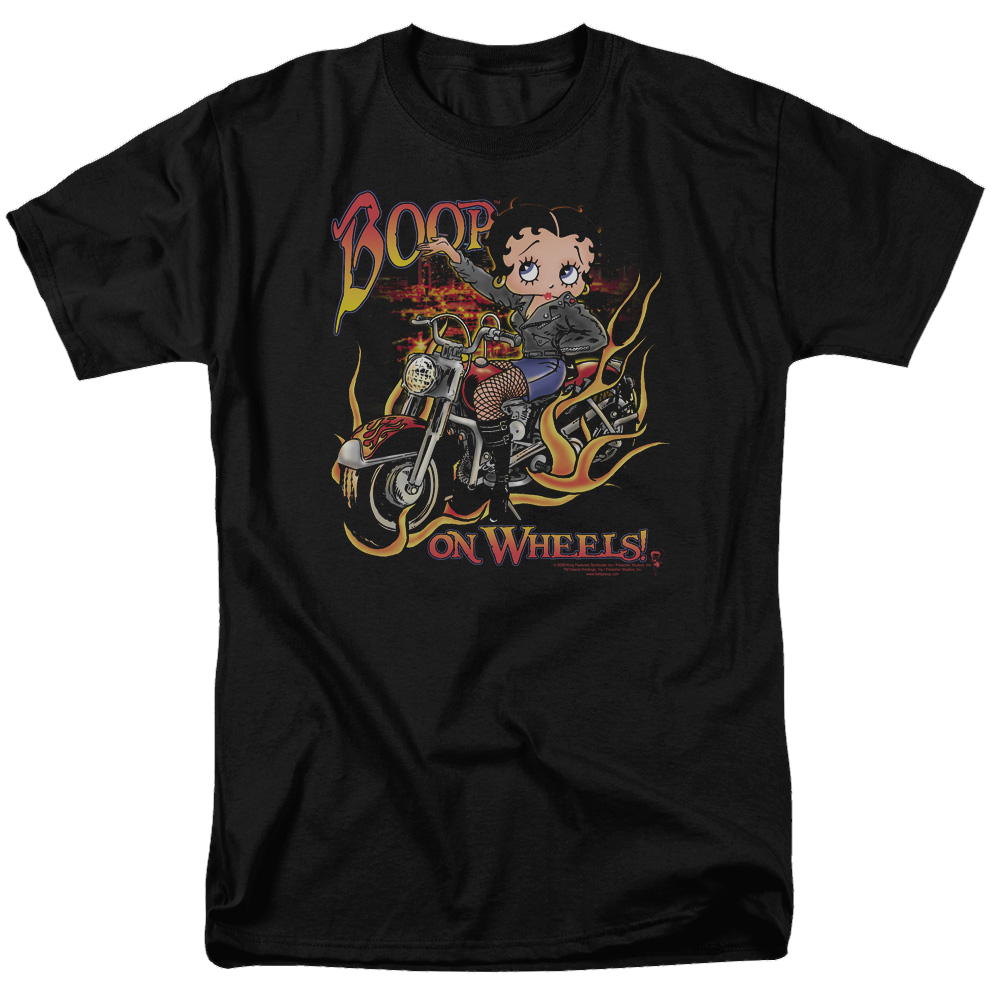 Betty Boop On Wheels - Men's Regular Fit T-Shirt Men's Regular Fit T-Shirt Betty Boop   