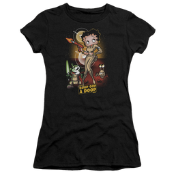 Betty Boop Star Princess - Juniors T-Shirt Juniors T-Shirt Betty Boop   