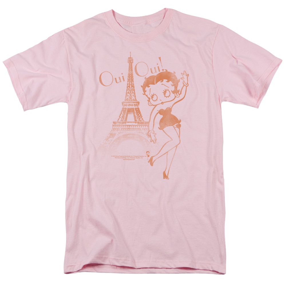 Betty Boop Oui Oui - Men's Regular Fit T-Shirt Men's Regular Fit T-Shirt Betty Boop   