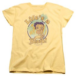 Betty Boop Lifes A Beach - Women's T-Shirt Women's T-Shirt Betty Boop   