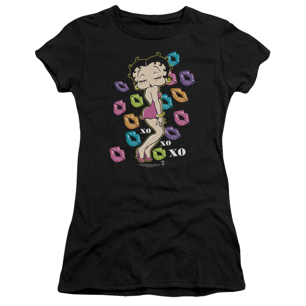 Betty Boop Tripple Xo - Juniors T-Shirt Juniors T-Shirt Betty Boop   