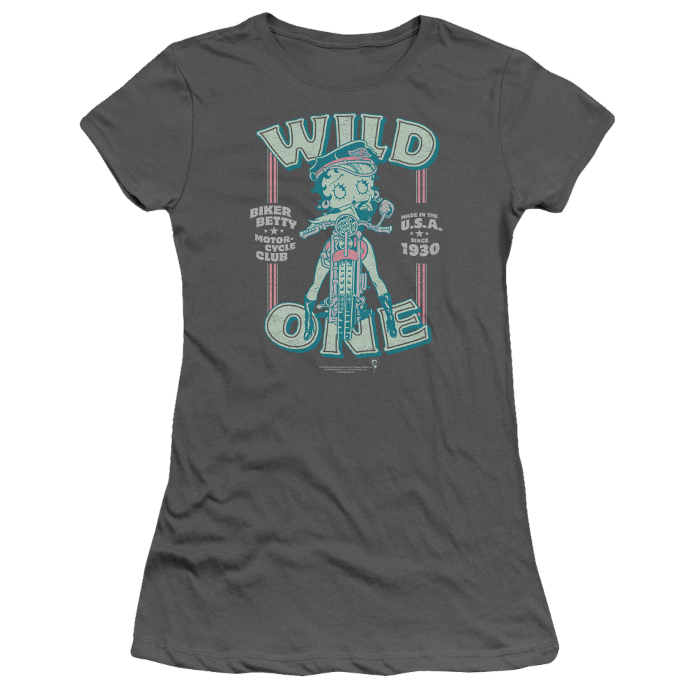 Betty Boop Wild One - Juniors T-Shirt Juniors T-Shirt Betty Boop   