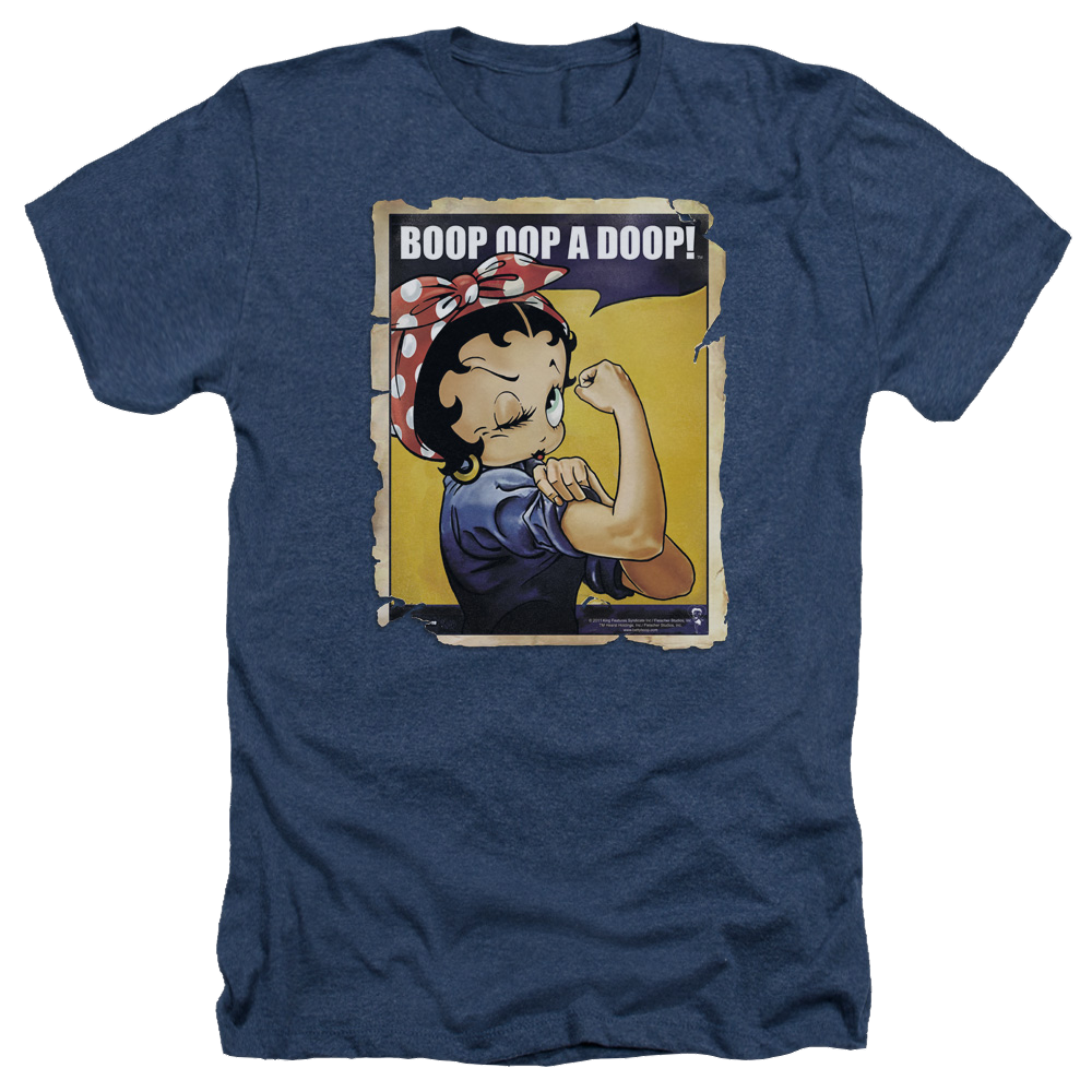 Betty Boop Power - Men's Heather T-Shirt Men's Heather T-Shirt Betty Boop   