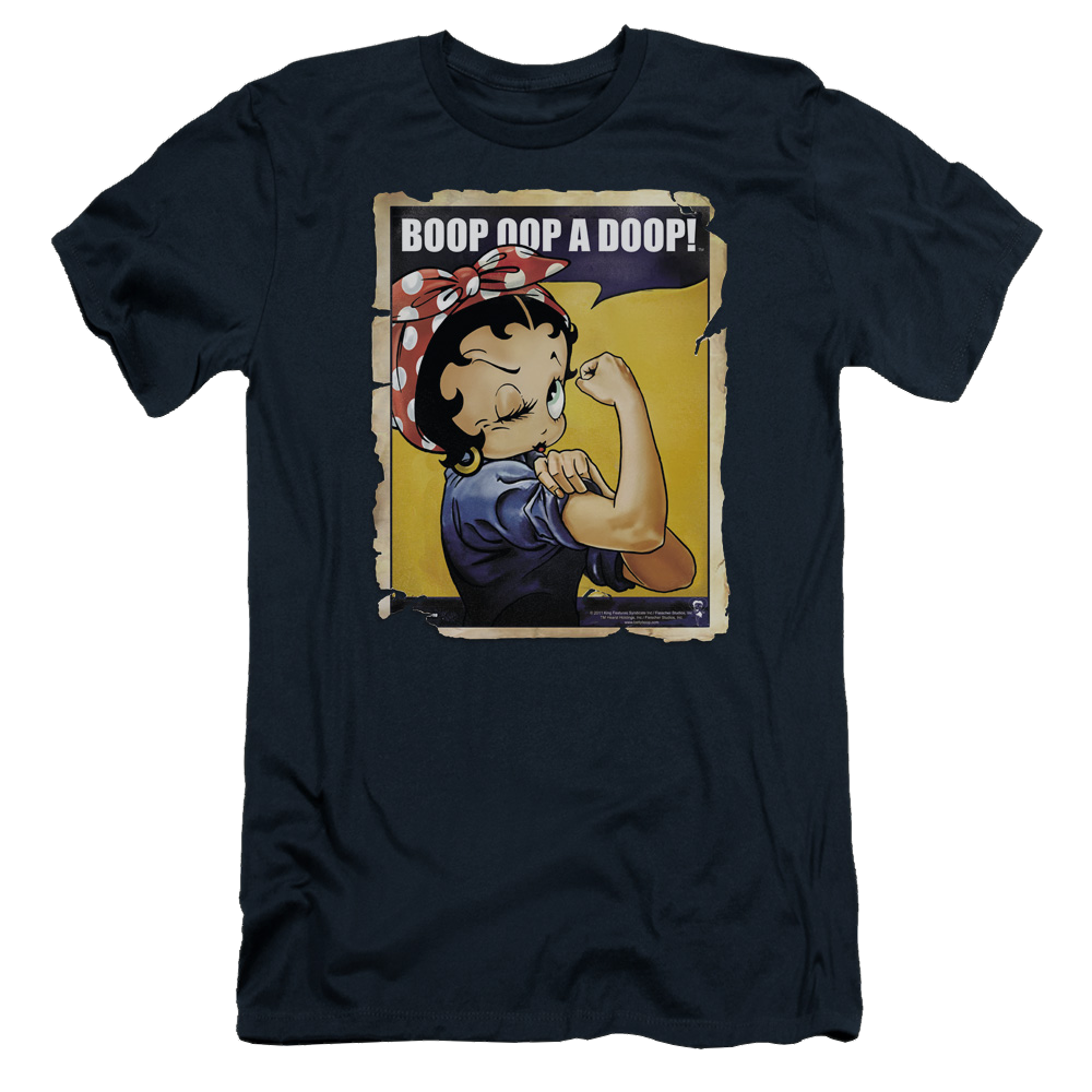 Betty Boop Power - Men's Slim Fit T-Shirt Men's Slim Fit T-Shirt Betty Boop   