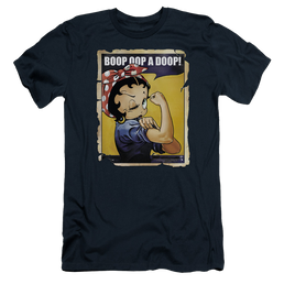 Betty Boop Power - Men's Slim Fit T-Shirt Men's Slim Fit T-Shirt Betty Boop   