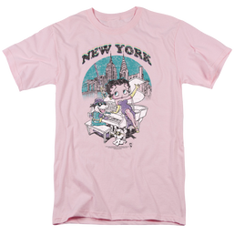 Betty Boop Singing In Ny - Men's Regular Fit T-Shirt Men's Regular Fit T-Shirt Betty Boop   