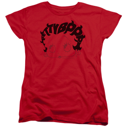 Betty Boop Word Hair - Women's T-Shirt Women's T-Shirt Betty Boop   