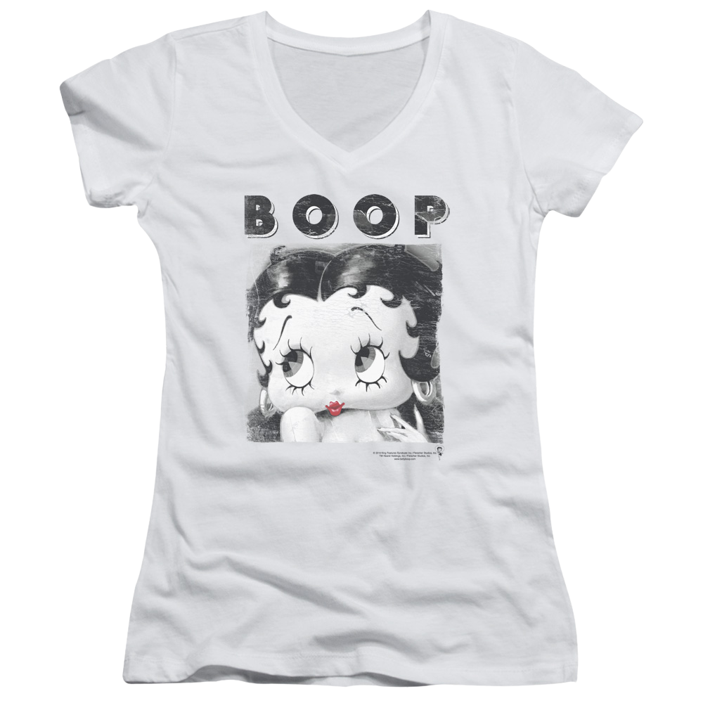 Betty Boop Not Fade Away - Juniors V-Neck T-Shirt Juniors V-Neck T-Shirt Betty Boop   