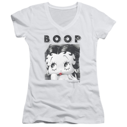 Betty Boop Not Fade Away - Juniors V-Neck T-Shirt Juniors V-Neck T-Shirt Betty Boop   