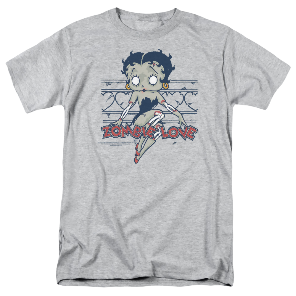 Betty Boop Zombie Pinup - Men's Regular Fit T-Shirt Men's Regular Fit T-Shirt Betty Boop   