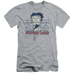 Betty Boop Zombie Pinup - Men's Slim Fit T-Shirt Men's Slim Fit T-Shirt Betty Boop   