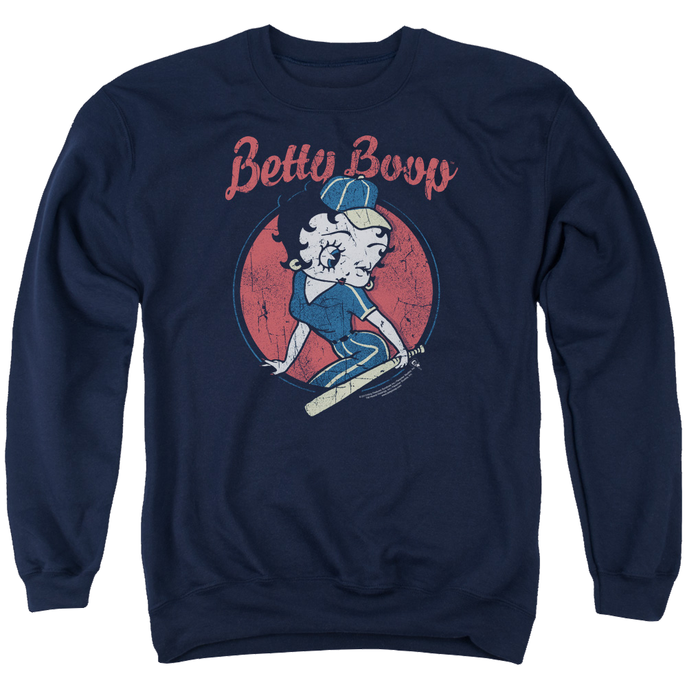 Betty Boop Team Boop - Men's Crewneck Sweatshirt Men's Crewneck Sweatshirt Betty Boop   