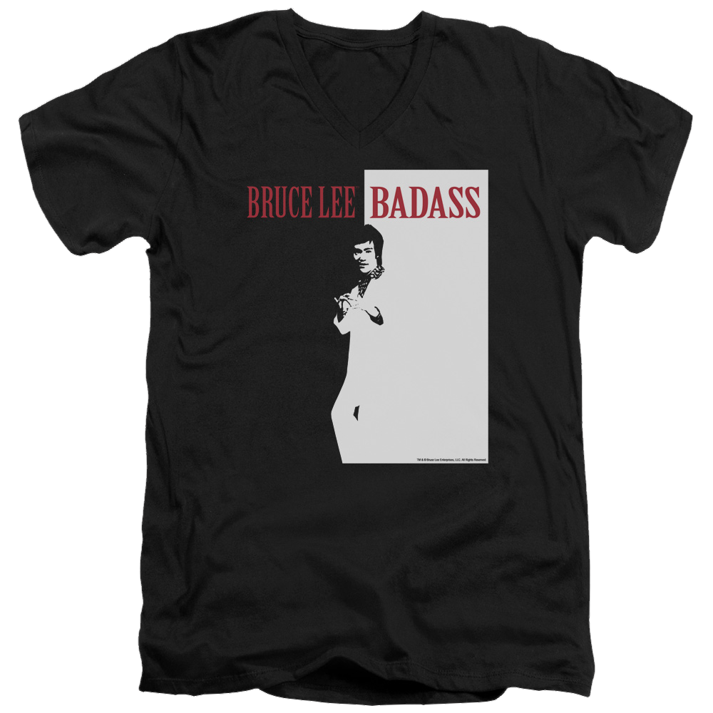 Bruce Lee Badass - Men's V-Neck T-Shirt Men's V-Neck T-Shirt Bruce Lee   