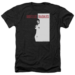 Bruce Lee Badass - Men's Heather T-Shirt Men's Heather T-Shirt Bruce Lee   