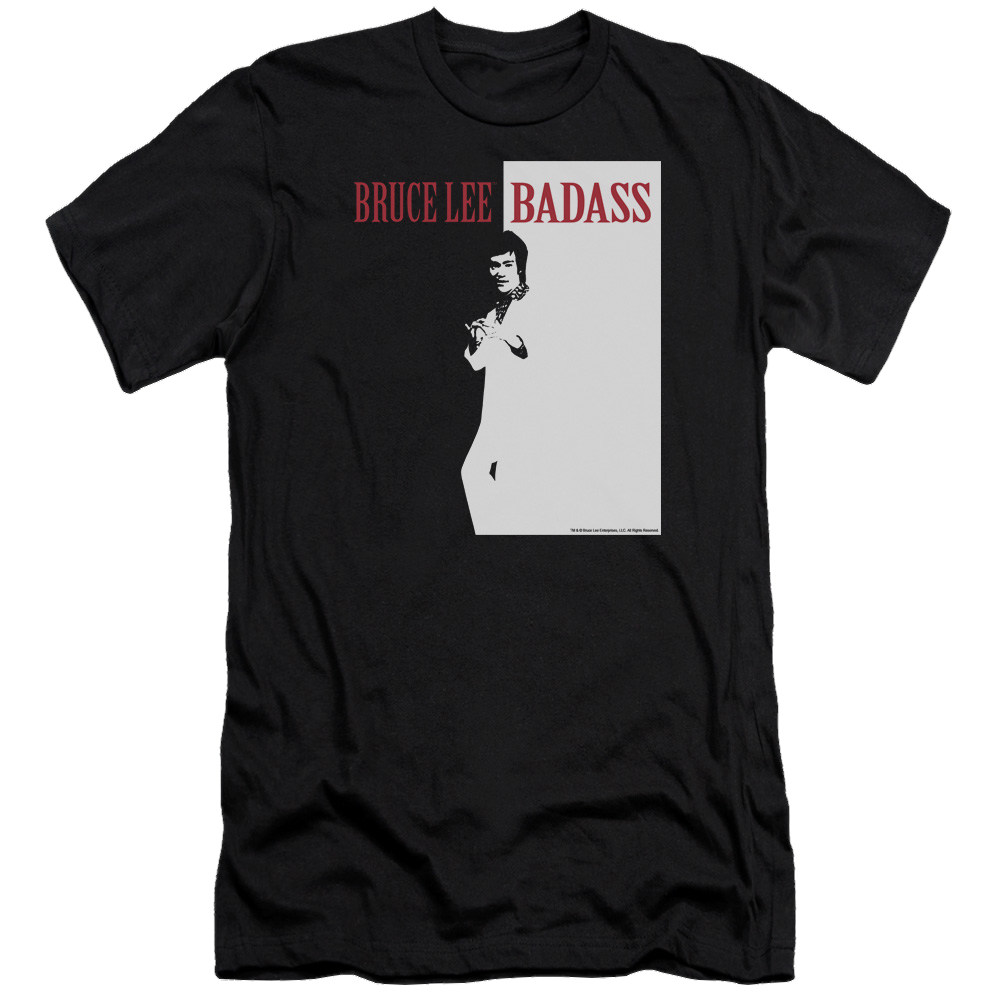Bruce Lee Badass - Men's Premium Slim Fit T-Shirt Men's Premium Slim Fit T-Shirt Bruce Lee   
