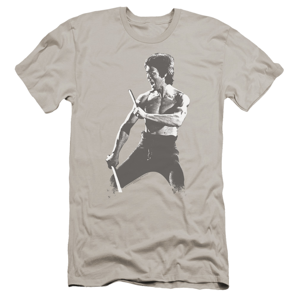 Bruce Lee Chinese Characters - Men's Premium Slim Fit T-Shirt Men's Premium Slim Fit T-Shirt Bruce Lee   