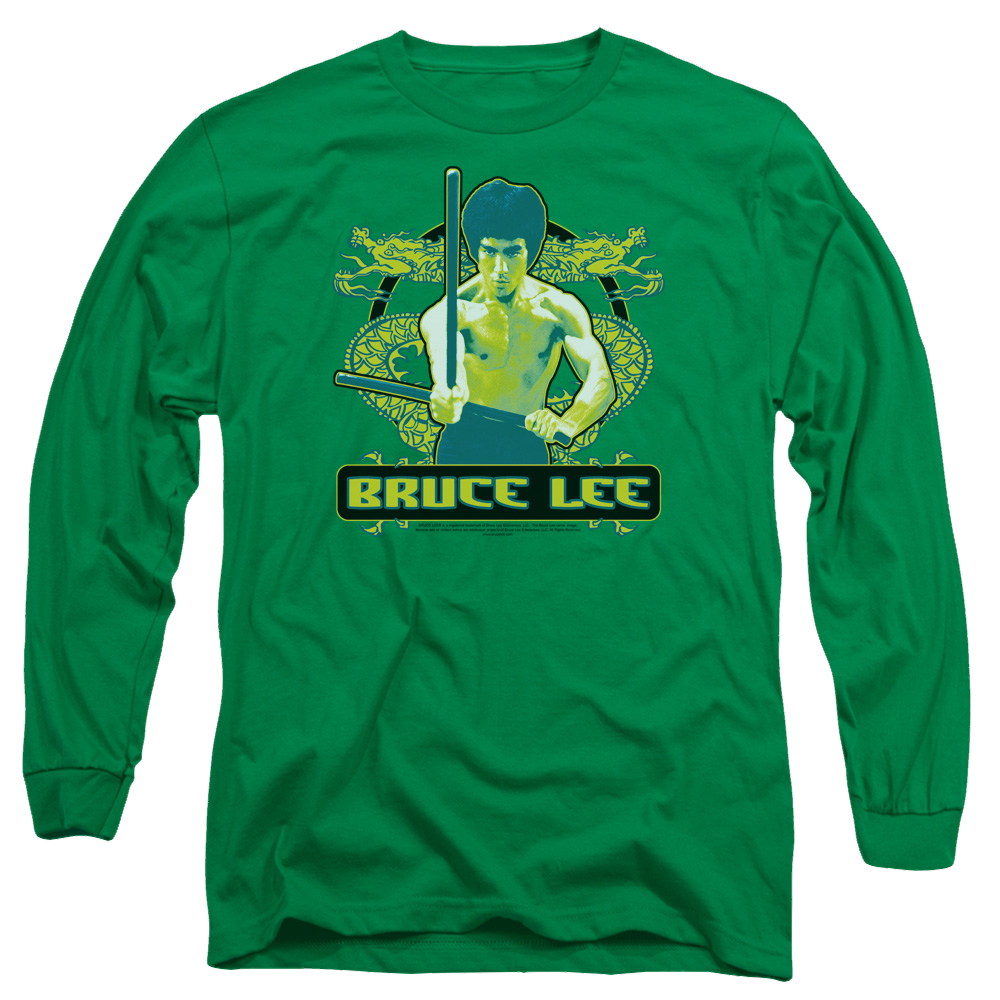 Bruce Lee Double Dragons - Men's Long Sleeve T-Shirt Men's Long Sleeve T-Shirt Bruce Lee   
