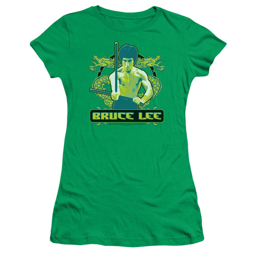 Bruce Lee Double Dragons - Juniors T-Shirt Juniors T-Shirt Bruce Lee   
