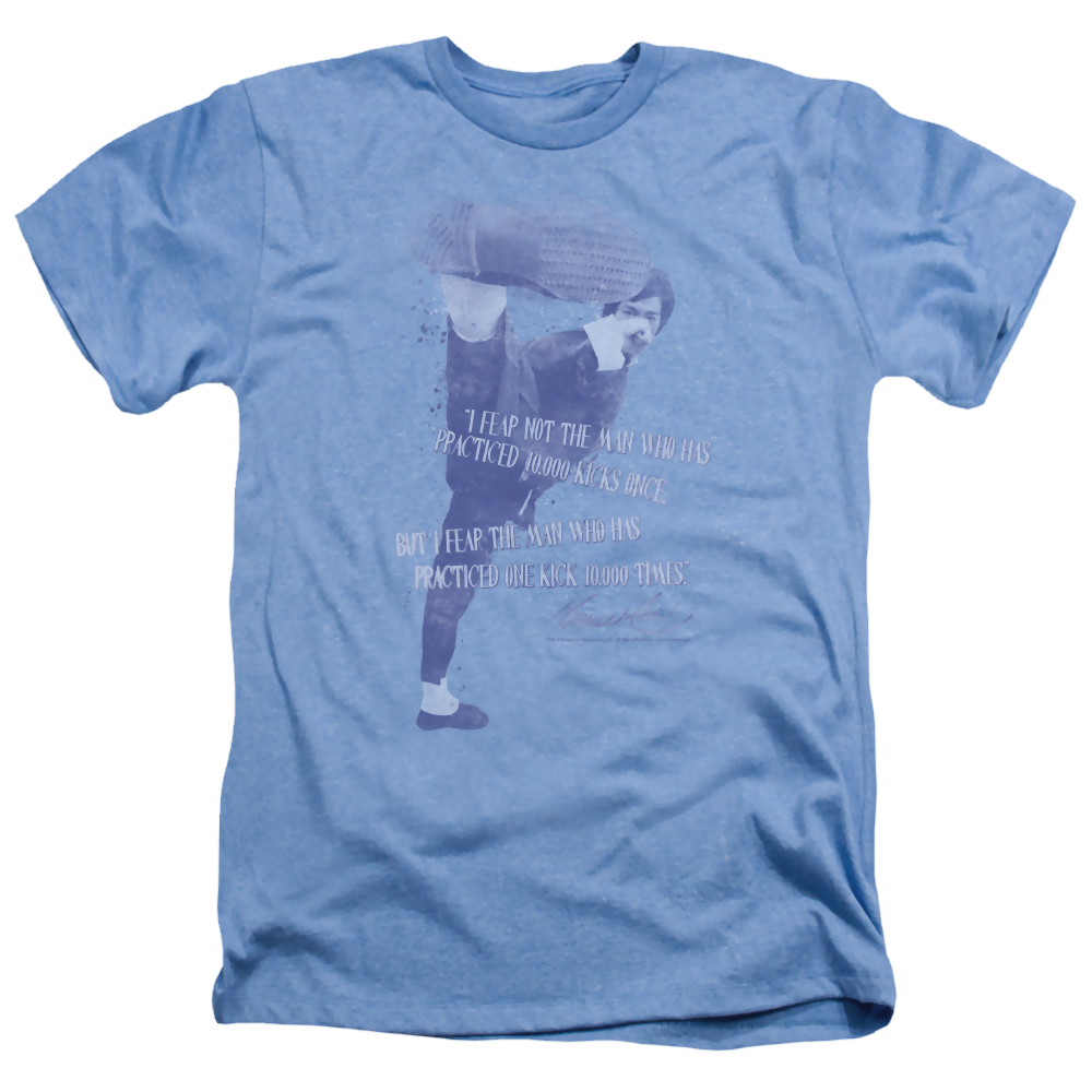 Bruce Lee 10,000 Kicks - Men's Heather T-Shirt Men's Heather T-Shirt Bruce Lee   