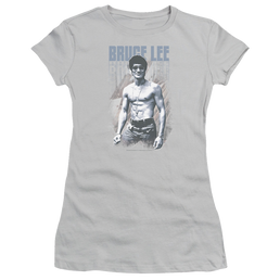 Bruce Lee Blue Jean Lee - Juniors T-Shirt Juniors T-Shirt Bruce Lee   