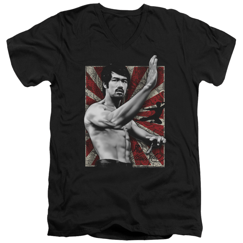 Bruce Lee Concentrate - Men's V-Neck T-Shirt Men's V-Neck T-Shirt Bruce Lee   